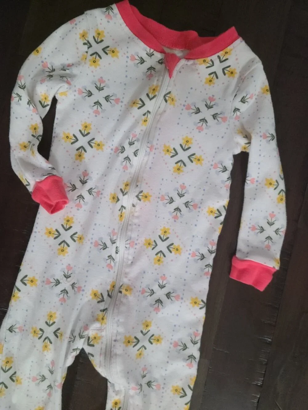 Floral Footie Pajama